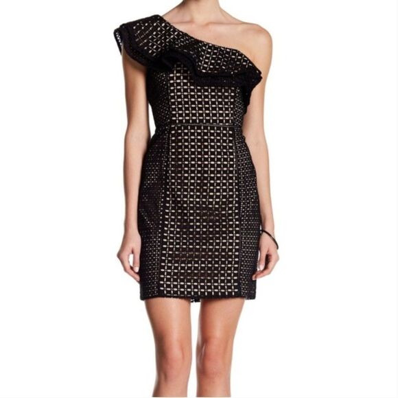 J. Crew One Shoulder Eyelet Dress, NWT, size 00, style G6629 - Picture 1 of 16